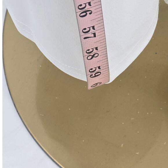 LULU'S M Perfectly Sultry White Sheer Mesh Bustier Wide-Leg Jumpsuit NWT B84 - Picture 5 of 14